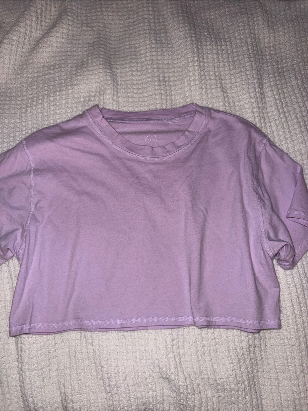 PacSun Lavender Cropped Tee